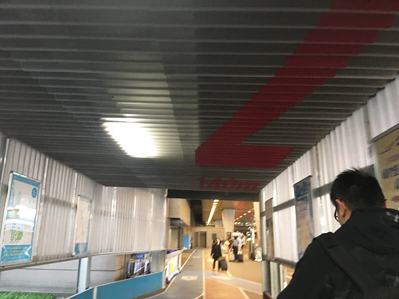 成田空港第3ターミナル(LCC)に到着し第2ターミナルの電車駅に行くまでの時間を計った【57分】