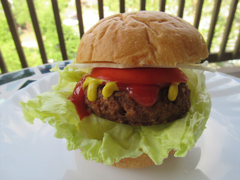 ビヨンドミート　ビヨンドバーガー　食べてみた　味　ハンバーガーを作ってみた写真